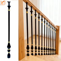 Vente en gros Style luxe qualité supérieure Installation facile Balustre de balcon Broches métalliques garde-corps d'escalier en aluminium pour Villa Maison