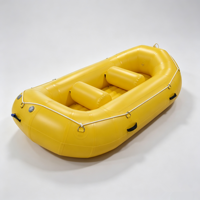 Bateau de pêche compact 2026 de 3 m en PVC, nouveau design, résistant à l'usure et aux UV, avec plancher renforcé, idéal pour les eaux peu profondes
