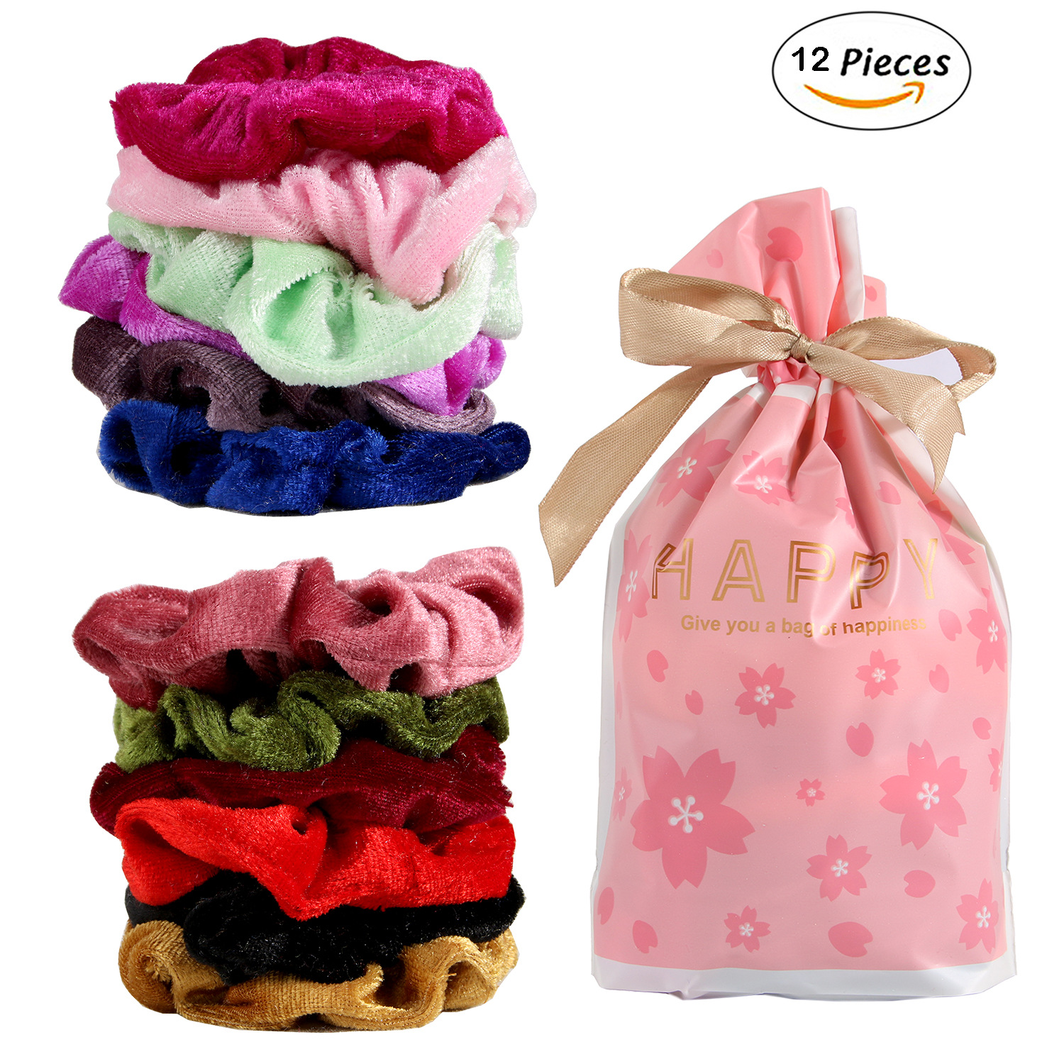 50 шт., эластичные резинки для волос