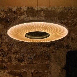Luminaire suspendu rond LED E27 40 60 80 cm pour salon, chambre, hôtel, restaurant - Product Image 4
