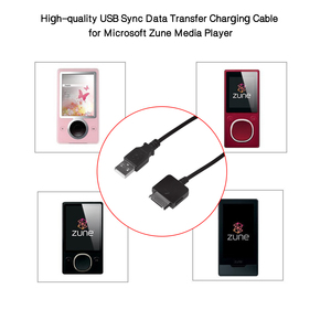 For <strong>Microsoft</strong> <strong>Zune</strong> 8 16 30 32 64 80 120 GB USB Data Sync Cable ADAPTER