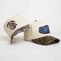 Gorra de Béisbol de Lujo de 5 Paneles, Negra, de Algodón, Estructurada, Gorras Deportivas Lisas con Logotipo Bordado Personalizado para Hombre