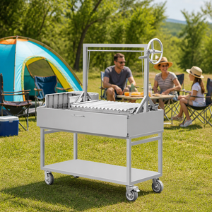 <span class=keywords><strong>Barbecue</strong></span> extérieur en acier inoxydable, gril à charbon de bois, gril Santa Maria, gril argentin à charbon de bois, très vendu - Product Image 3