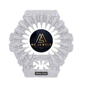 Premium Quality Moissanite Diamond <b>Men</b> <b>Watch</b> Elegant Luxury Wristwatch with Iced Out Design Brilliant Stones <b>for</b> Wedding Party - Product Image 6