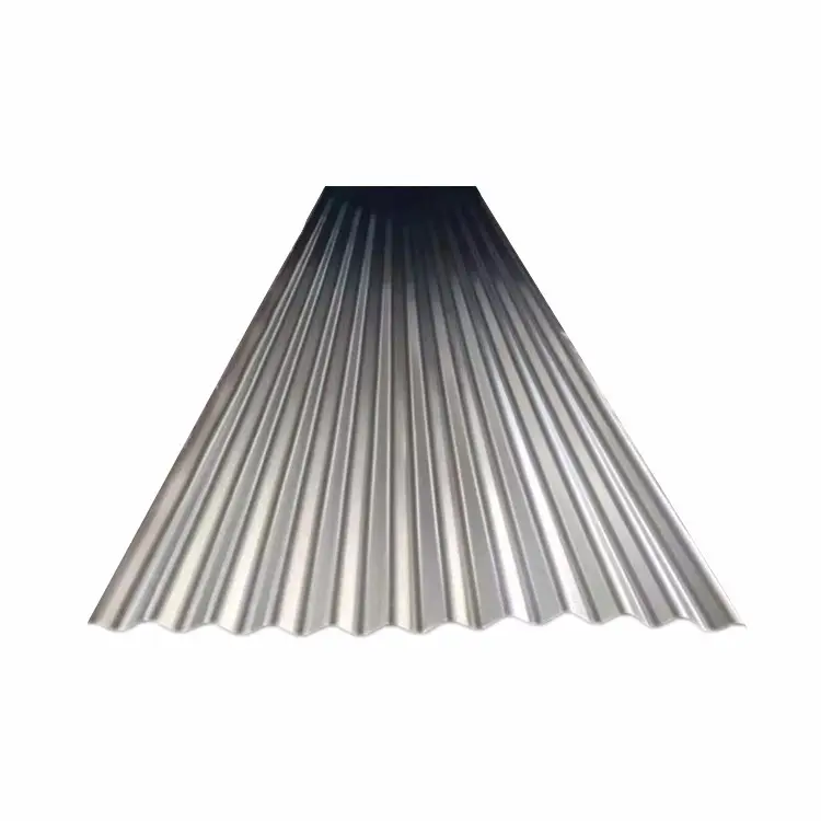 Materiali da costruzione Hot Dip GI metallo rivestito di zinco colorato in acciaio lamiera zincata pannelli di metallo ondulato