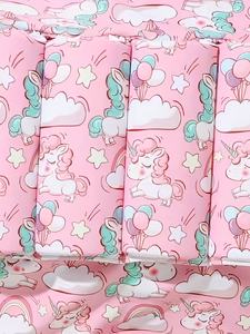 Traje de Baño con Flotador de Unicornio, Lindo Traje de Baño para Bebés Niñas, Traje de Baño con Barra de Flotación Desmontable - Product Image 5