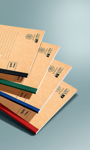 Carnet A5 B5 relié à la colle, lignes horizontales, couverture souple, journal, papeterie de bureau et scolaire - Product Image 3