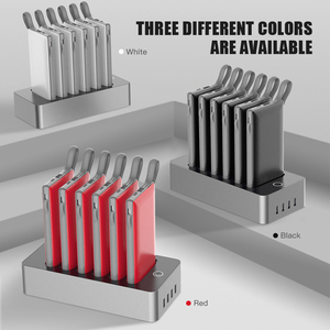 Wst Fabriek Directe Prijs 10000Mah Usb C Mobiele Telefoon Opladen Dock Station Openbare Power <span class=keywords><strong>Bank</strong></span> Met Ingebouwde Kabel - Product Image 2