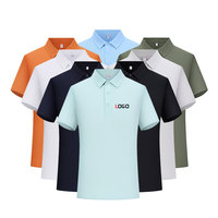 Camiseta Polo a Rayas para Hombre, Ropa Casual de Primavera/Verano, Color Sólido, Logotipo Personalizado Bordado, para Golf, Deporte, Negocios
