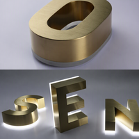 Enseigne lumineuse LED rétroéclairée pour extérieur, logo en lettres rétroéclairées, logo LED en acrylique, grand logo LED 3D rétroéclairé, logo mural LED rétroéclairé