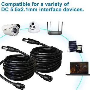 สายต่อขยาย12V DC ยาว5.5x2.1มม. แจ็คตัวผู้กับตัวเมียสายต่อไฟ DC 1ม. สำหรับกล้องวงจรปิด - Product Image 5