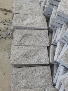 Dalles de <span class=keywords><strong>pierre</strong></span> naturelle en granit, pierres de pavage fendues, pierres de <span class=keywords><strong>bordure</strong></span>, revêtements muraux, panneaux de parement, épaisseur 20-30 mm, 25x50 cm - Product Image 2