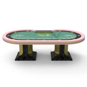<span class=keywords><strong>Table</strong></span> de <span class=keywords><strong>poker</strong></span> personnalisée YH, fournitures pour fêtes de casino, <span class=keywords><strong>table</strong></span> de Texas en bois de luxe pour salle de <span class=keywords><strong>poker</strong></span> à domicile - Product Image 4