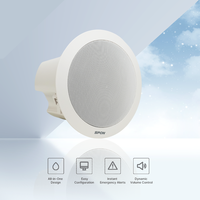 Altavoz de techo activo 30W Poe Tcp/Sip IP IP55 Altavoz de montaje de sistema de audio al aire libre a prueba de agua