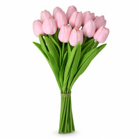 Dekorasi Rumah Bunga Tulip Buatan Bahan PU Dekorasi Ruang Tamu Grosir Bunga Buatan Pemasok Bunga Buatan