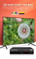 Receptor de TV Digital DVB-T2 TDT Full HD 1080P de Fábrica, Decodificador, Set Top Box para Colombia, YouTube