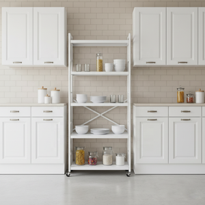 Estante <span class=keywords><strong>de</strong></span> Almacenamiento Metálico Vertical Multinivel Desmontable para Cocina y Sala <span class=keywords><strong>de</strong></span> Estar, Venta al Por Mayor - Product Image 3