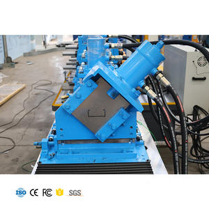 Neue beliebte automatische Metall-Trockenbau profile Bolzen-und Ketten rollen form maschine Stahlrahmen-und Pfetten maschinen - Product Image 6
