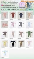 Pijamas de Bebé de Tencel Modal, Directo de Fábrica, Impresión Personalizada, Venta al Por Mayor, Ropa de Dormir OEM ODM, Suave y Transpirable