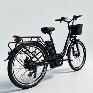 Bicicletta Elettrica da Pendolare 24/26 Pollici Economica con Telaio in Alluminio e Cestino, Stile Vintage, <span class=keywords><strong>per</strong></span> Uso Urbano - Vendita Diretta dalla Fabbrica - Product Image 4