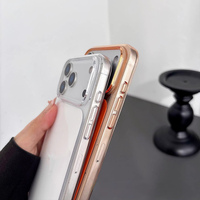 Coque de téléphone anti-chute magnétique, étui rigide antichoc en PC, logo personnalisable pour iPhone 17 18 Pro Max