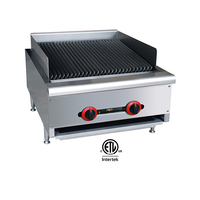 ETL Certificate Approved 48 "Gas Countertop Radiant Charbroiler Commercial Equipment Grill Machine pour Restaurant & Kitchen