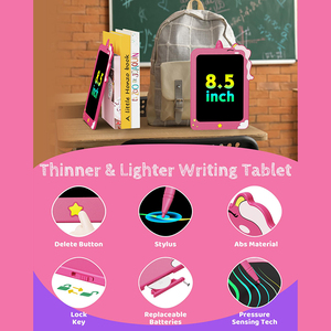 Tavoletta da Disegno LCD Riutilizzabile per Bambini, Set per Dipingere, Giocattoli Educativi, <span class=keywords><strong>Hobby</strong></span>, Regali di Compleanno - Product Image 4