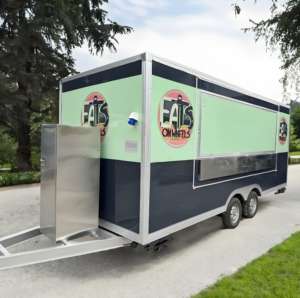 Remolque de Cocina Móvil Listo para el Mercado de la UE con Sistema de Gas Certificado por GS y Materiales que Cumplen con REACH para un Contacto Seguro con los Alimentos - Product Image 3