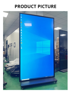 HUSHIDA 75 86-Zoll-Touchscreen-Monitor vertikale LCD-Panel-Ständer Werbung Display-Maschine Full HD großen Werbe bildschirm - Product Image 1