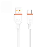 Kabel USB-C Pengisian Cepat 8A Tahan Lama, Mendukung QC 3.0, Transfer Data Kecepatan Tinggi untuk Ponsel & Kamera 120W USB ke Tipe-C Baru