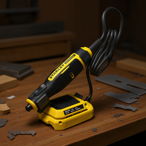 Amoladora Angular Stanley de 10V con Cable, Tipo 1, para Cortar y Pulir Metal, Madera y Plástico - Product Image 3