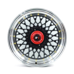 Rines de Aleación para Auto China Flow Formed DX163 Deep Dish <span class=keywords><strong>BML</strong></span>+Gold Rivets de 15 y 17 Pulgadas con Doble PCD - Product Image 3