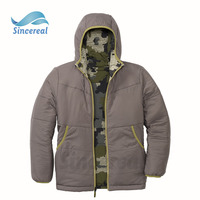 Logo personnalisé hommes Rip-stop Woodland uniformes veste camouflage extérieur patché camouflage grande taille veste manteau pour hommes