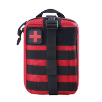 Meilleur sac d'aide médicale tactique Sac d'équipement Molle d'urgence vide de style tendance avec doublure en polyester