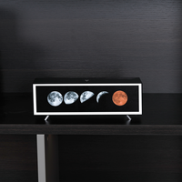 Moonlight Effect Mobile Phone Wireless Charging Bedside Night Lamp Touch Control Stepless Dimmable Living Room Table Light
