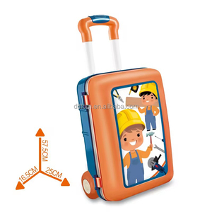 Artisan Tool Suitcase Table 3in1 Mini Repair Plastic Screw Tool Luggage Play <strong>Work</strong> <strong>Bench</strong> Set Pretend Play Toy <strong>Kids</strong> - Product Image 4