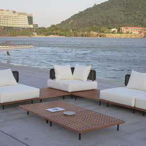 In Rattan di alluminio Doppio Cuscino supporto alberi artificiali in stile Rattan poltrona Cuscino sospeso Doppio Cuscino Sedia Sospesa - Product Image 4