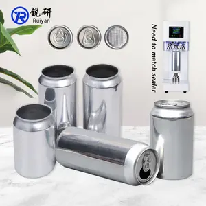 Kaleng aluminium untuk minuman lembut kaleng kompetitif 350 ml 355mL 473mL 500ml 8.4 ml 12 oz 16oz kaleng kosong produsen