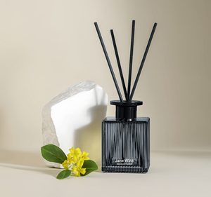 Bouteille en verre de mode transparente de haute qualité pour bricolage aromathérapie pour diffuseur de roseau Logo personnalisé désodorisant à l'huile essentielle Fre - Product Image 4