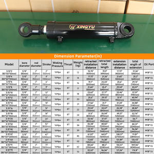 Cilindros Hidráulicos para Excavadora de 8 Toneladas y 80 mm de Diámetro, Incluyendo Productos Disponibles para Entrega Inmediata Internacional - Product Image 2