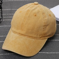 Casquette de baseball unisexe vintage en coton Oxford à 6 panneaux, réglable, style trucker, effet vieilli, teinte, motif léopard, fruits et lettres, vente en gros