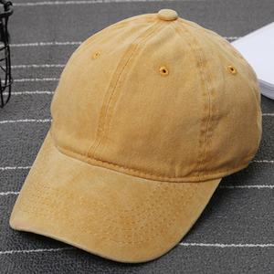 قبعة بيسبول قطنية عتيقة قابلة للتعديل للجنسين، قبعة رياضية بنمط حروف مطبوعة وصباغة باهتة - Product Image 2