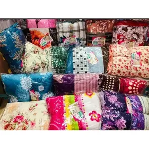 Ensemble de couette patchwork assorti MADDY, taille matrimoniale, rembourrage en microfibre polyester, pour une utilisation toute l'année à la maison - Product Image 6