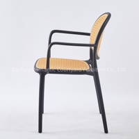 Chaises en plastique incassables de style français de luxe pour salle à manger nordique, jardin, maison, bar, appartement
