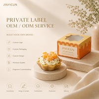 Vela Aromática Personalizada con Aroma a Tartelín de Postre, Vela de Cera de Soja Hecha a Mano con Aroma a Frutas, Regalo Decorativo para el Hogar, Boutique, Venta al por Menor, OEM, Etiqueta Privada