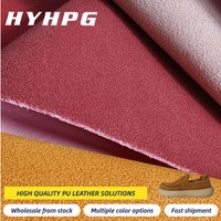 Cuir microfibre PU écologique effet daim nubuck doux, finition entièrement mate et givrée pour empeignes de chaussures, sacs, ceintures FC077