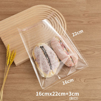Sachet d'emballage transparent pour biscuits flocons de neige, pâtisseries, nougats, gâteaux, bonbons, sachet individuel auto-scellant