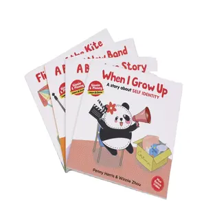 2024 GIGO Novo Design Livros para Crianças para colorir personalizados de alta qualidade Livro de Aprendizagem com imagens e texturas reais Preço barato