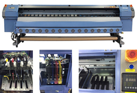 Vente flash Allwin Grando Xp600 Dx5 Konica 512i 3.2 Banner Pet Film Viny Sticker Flex Machine d'impression numérique éco-solvant pour extérieur