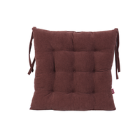 Coussin de siège carré moderne en peluche antistatique tricoté pour la maison, le bureau et la voiture, personnalisable et lavable à la main